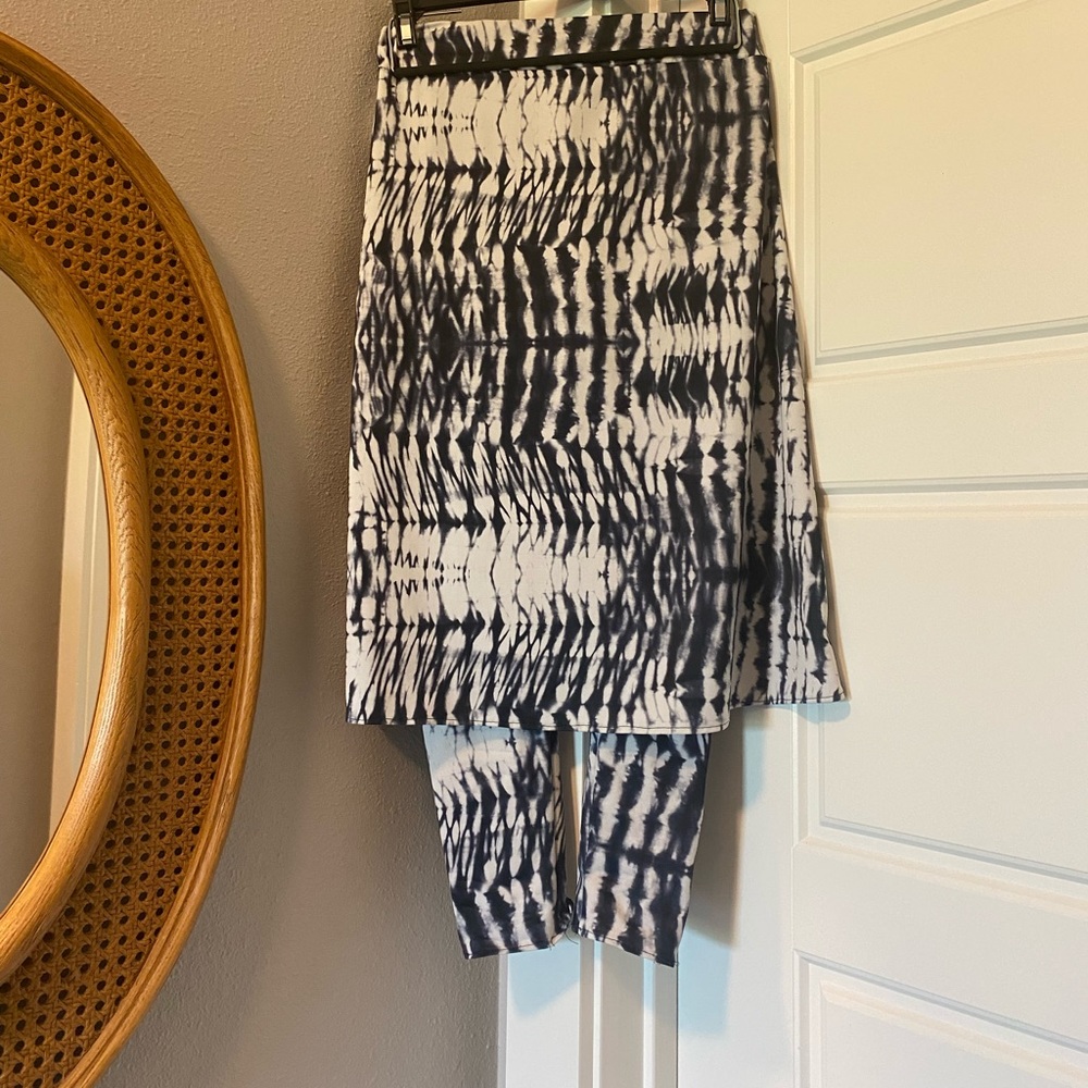 SWEET LEMON THYME Black and White Skirt